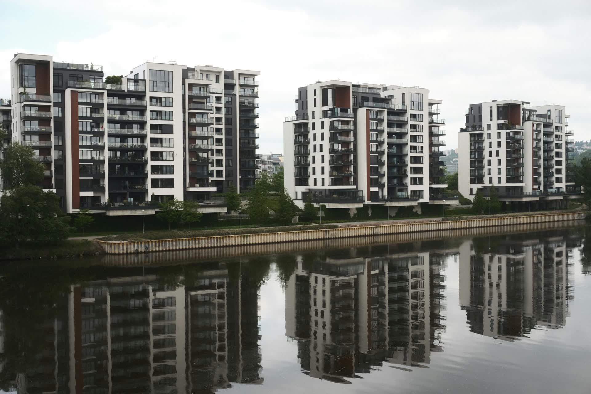 Edificios de un conjunto residencial donde se administran cuotas recurrentes